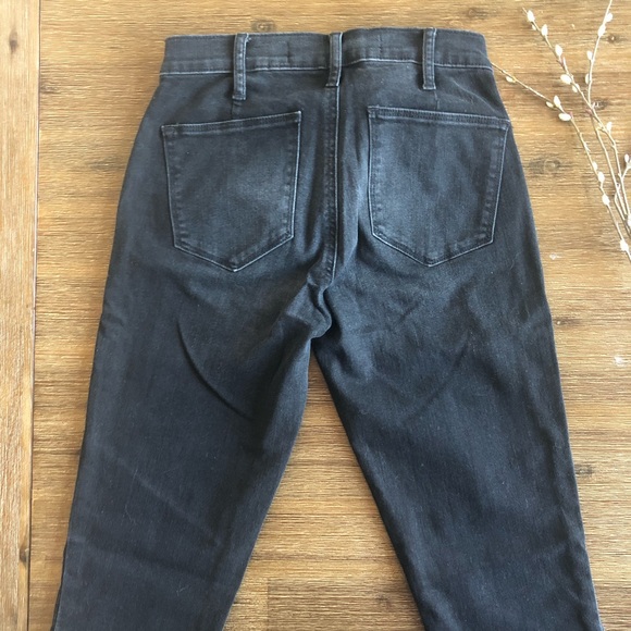 GAP Mid Rise Motto Skinny Jeans w Lace Up Detail - Picture 5 of 8